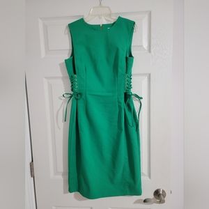 Green Calvin Klein Sheath dress size 4
